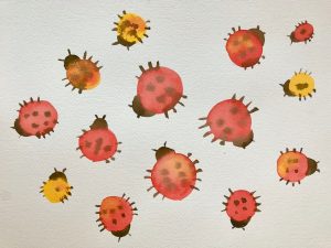 Ladybug Nursery Wall Art