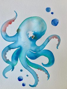 Octopus Nursery Art