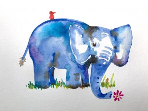 Elephant Nursery Art