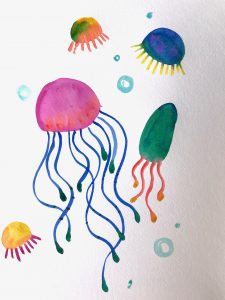 Custom Jellyfish Illustration