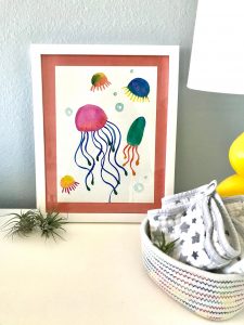 Jellyfish Nursery Art