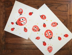 Ladybug Nursery Art
